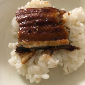 五穀米の鰻丼